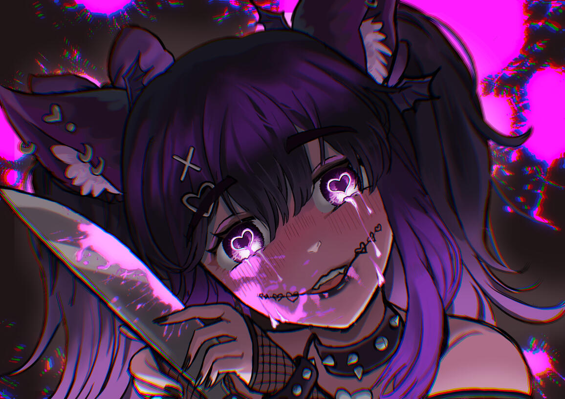 Headshot skeb for ShyHexed